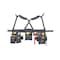 Clc Work Gear CLC 28 pocket Ballistic Nylon Tool Belt with Suspenders 23 in. L X 16-1/2 in. H Black 29 in. 46 in. 2617 - alternate 1